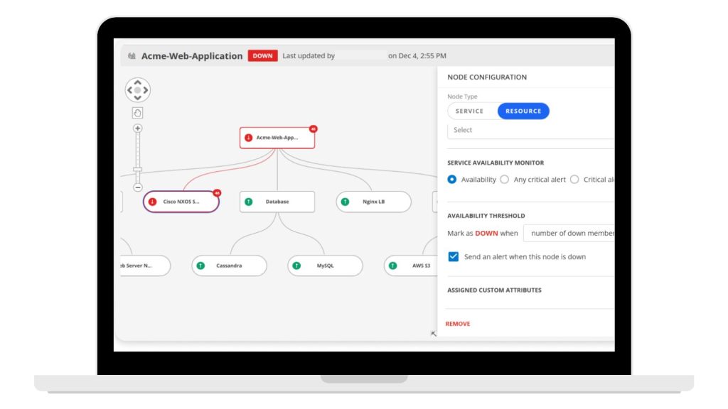 HPE OpsRamp Dashboard Screen